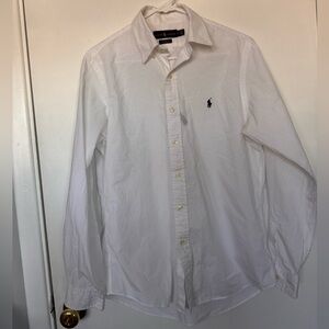 Ralph Lauren Classic White Button Down Shirt